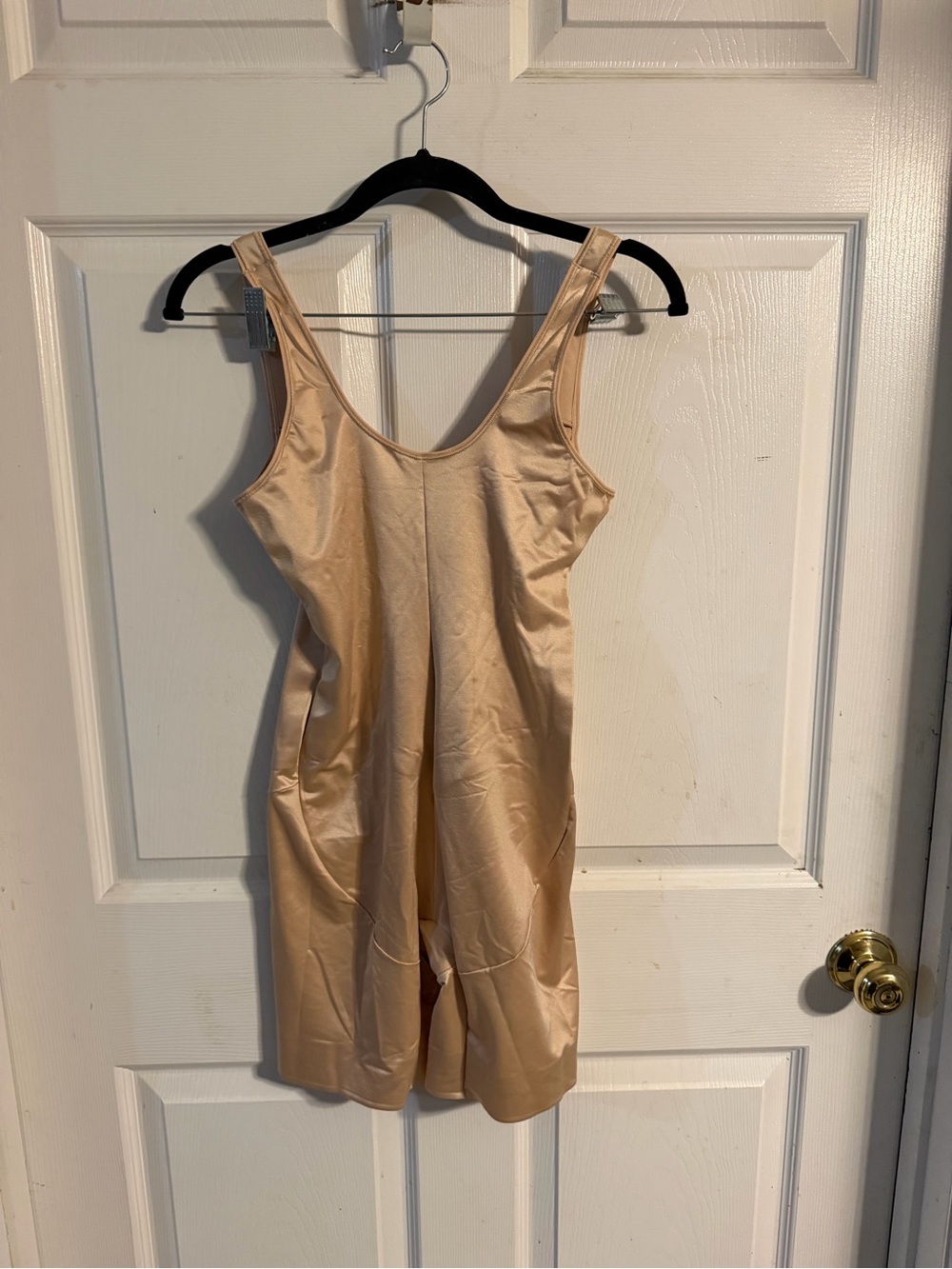 Ruby Ribbon Beige Nude Shapewear Bodysuit Shorts NEW